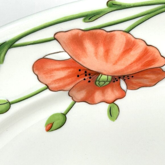 Villeroy & Boch Amapola Oval Serving Platter 17" Large Germany - Picture 3 of 8